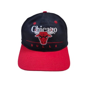 Vintage 90s Chicago Bulls Snapback Cap Hat