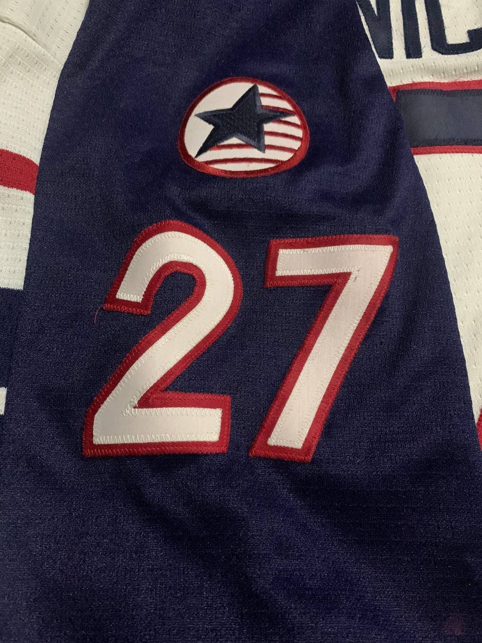Vintage Nike Usa Ice Hockey Team roenick Player Issue Jersey 