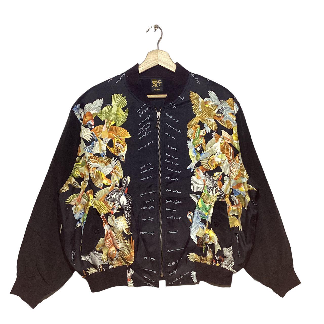 Vintage Silk Sukajan Bomber Jacket Aesthetic Jacket