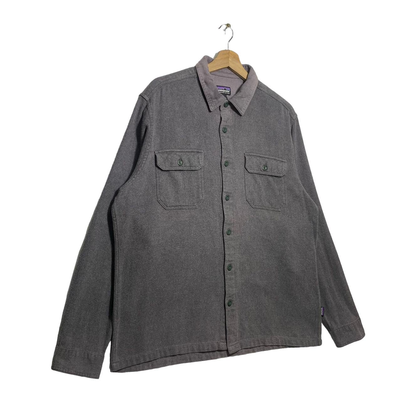トップス Vintage Patagonia Organic Cotton Shirt Vintage Patagonia Shirt,organic Cotton Shirt,large Size,gray Color