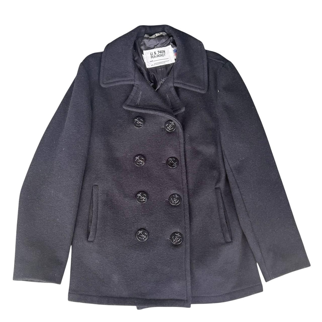 SCHOTT BROS. U.S. 740N PEACOAT Mサイズ ブラック 楽天市場】【クーポン配布中】ショット SCHOTT 740 メンズ