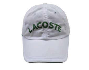 tør Lyn Match Vintage Lacoste Cap Hat - Etsy