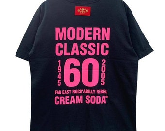 Japanese Brand Cream Soda Too Fast To Live Too Young To Die Tee Shirt Medium Size Japanese Punk Tee Shirt