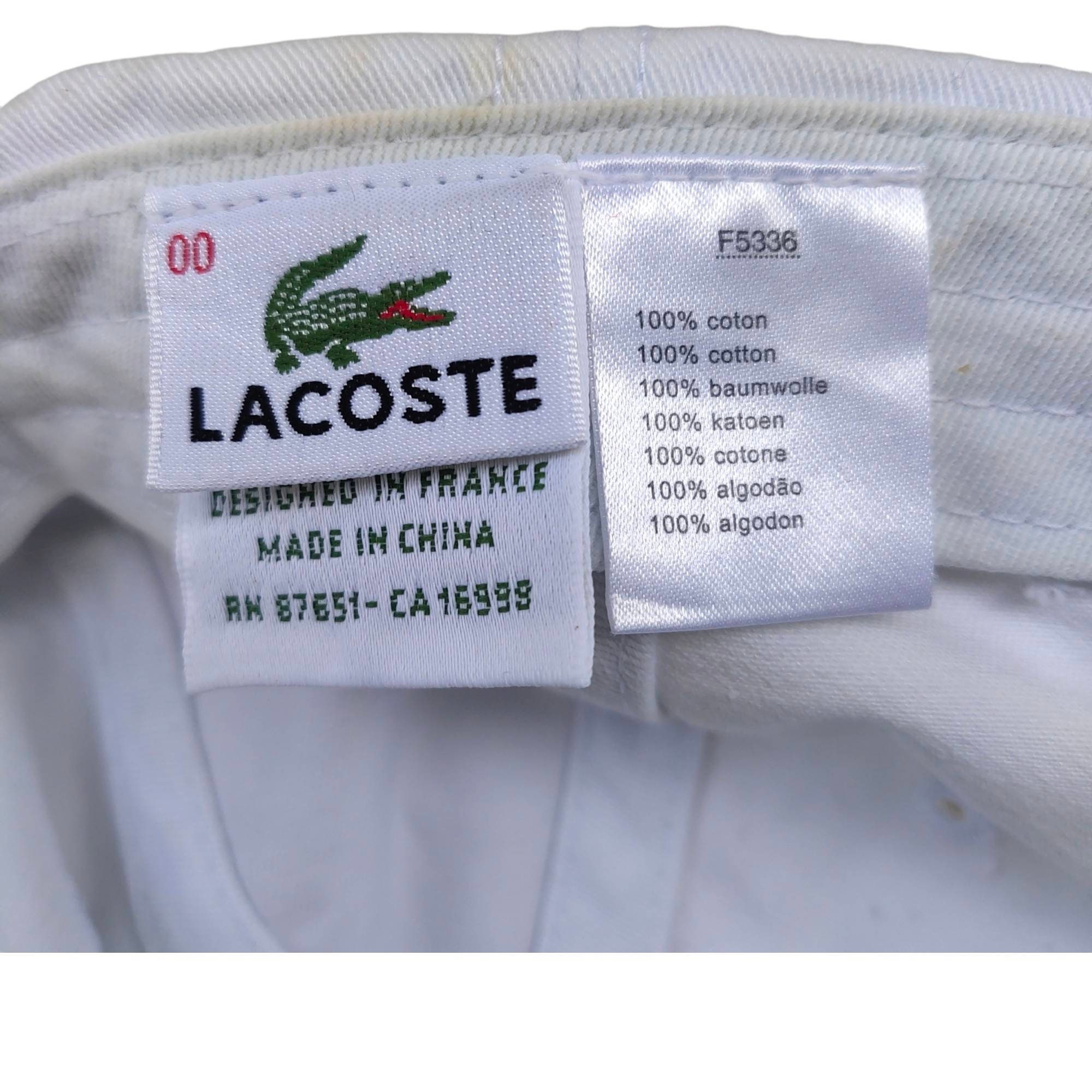 Lacoste made in china authentic deals