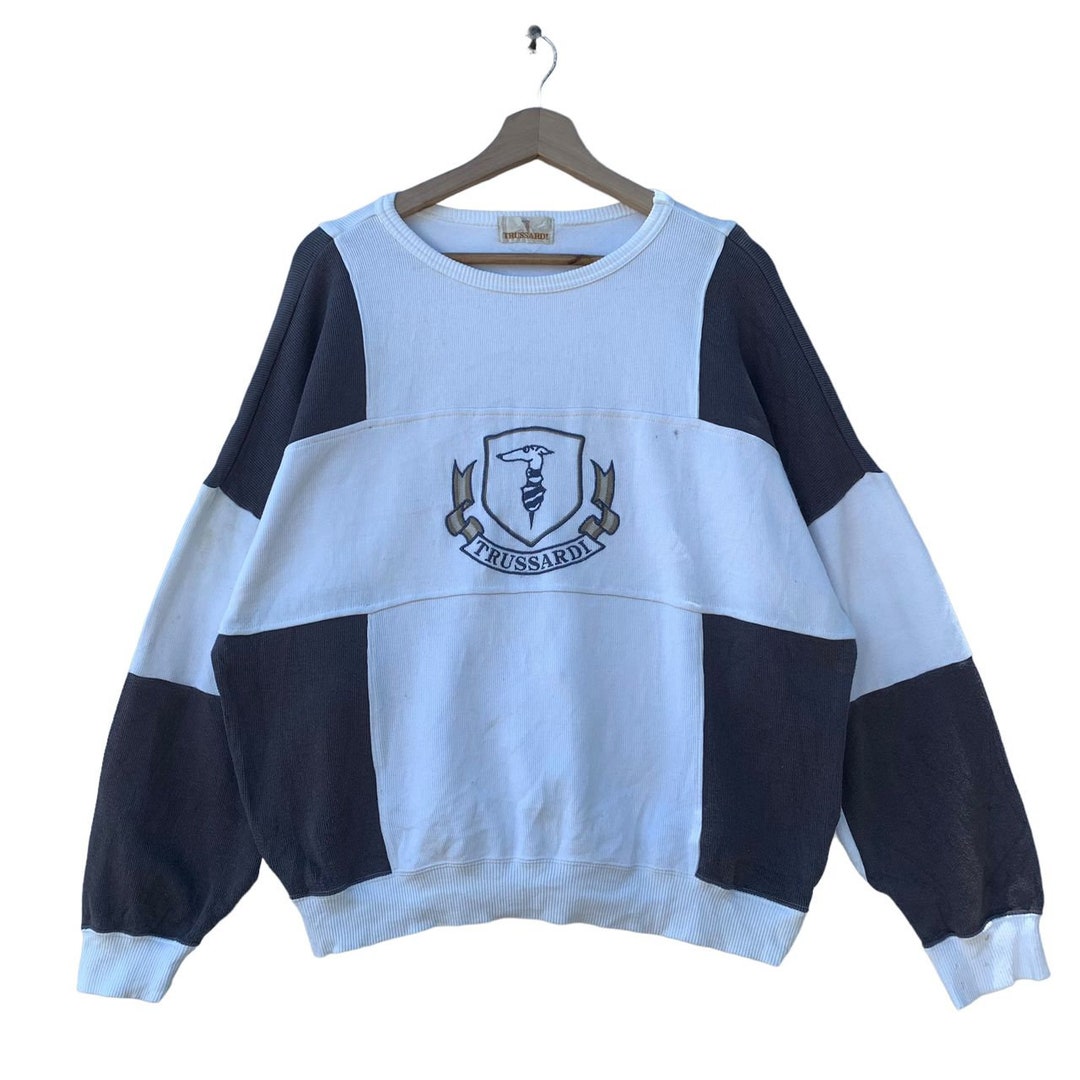 80s TRUSSARDI vintage sweat shirt トラサルディ Vintage Trussardi Sweatshirt,pullover Swestshirt,gift