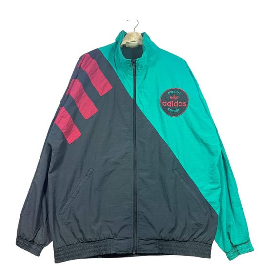 Vintage 90s Adidas Official Outfitter Berlin Marathon Windbreaker