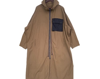 Y’s By Yohji Yamamoto Twill Cotton Long Coat Jacket Japanese Designer Brand