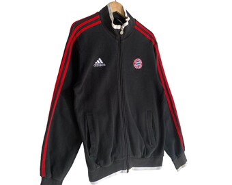 Adidas Bayern Munchen Soccer Team Track Jacket - Etsy