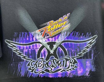 エアロスミス　ツアーTシャツ ビンテージバンドtee ビンテージ 90年代 エアロスミス スキッドロウ tシャツ バンド