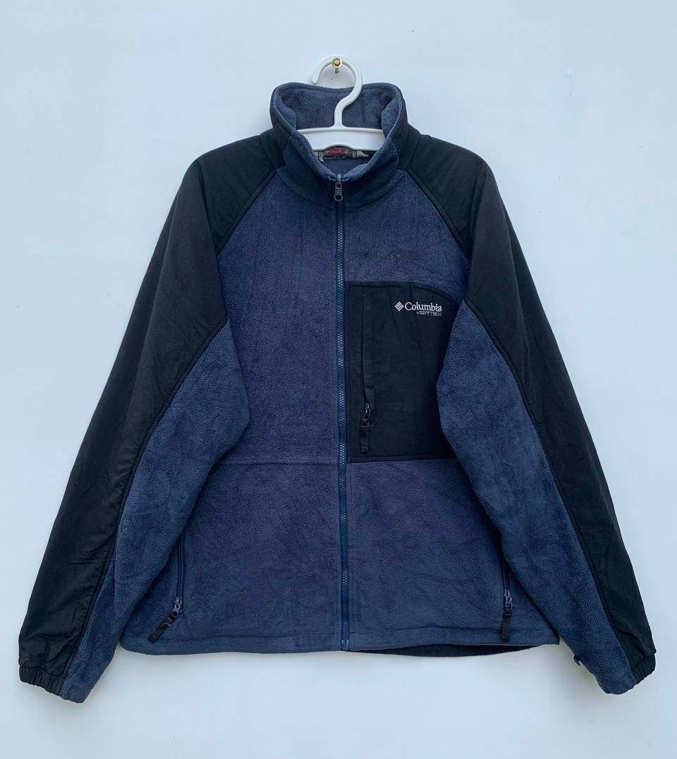 Columbia Fleece Reversible Jacket Made in Vietnam - Etsy