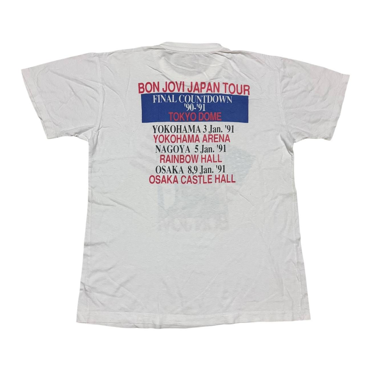 BON JOVI JAPAN TOUR FINAL '90-'91 Tシャツ L