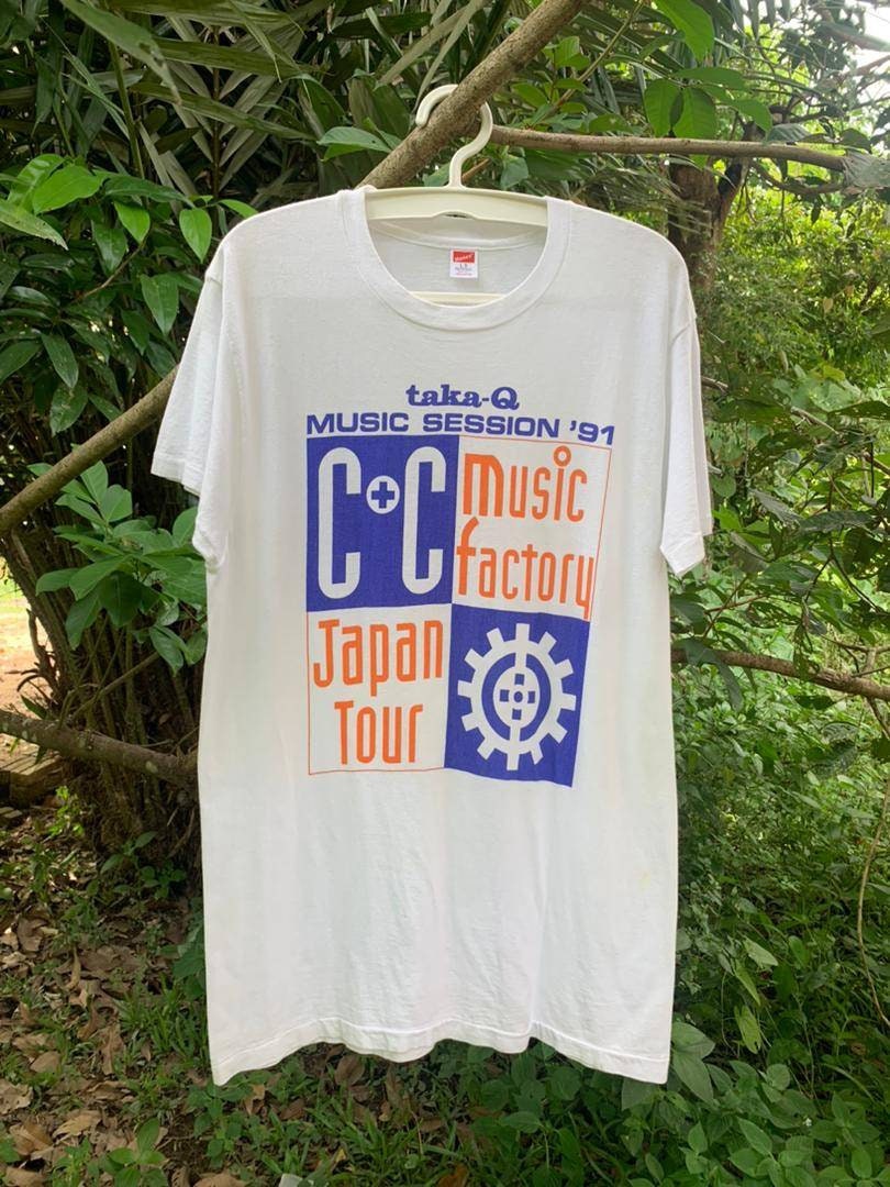 激安超安値 Factory Music C+C 1991 Vintage Music by Tour Japan Session トップス