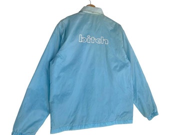 bitch skatoboards ナイロンジャケット Vintage Bitch Skateboards Snap Button Jacket - Etsy