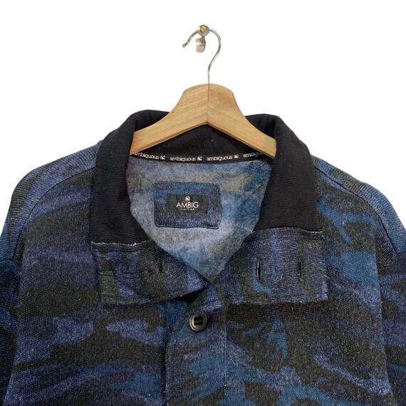 Ambiguous Fleece Button Jacket,Medium Size,Blue a… - image 4