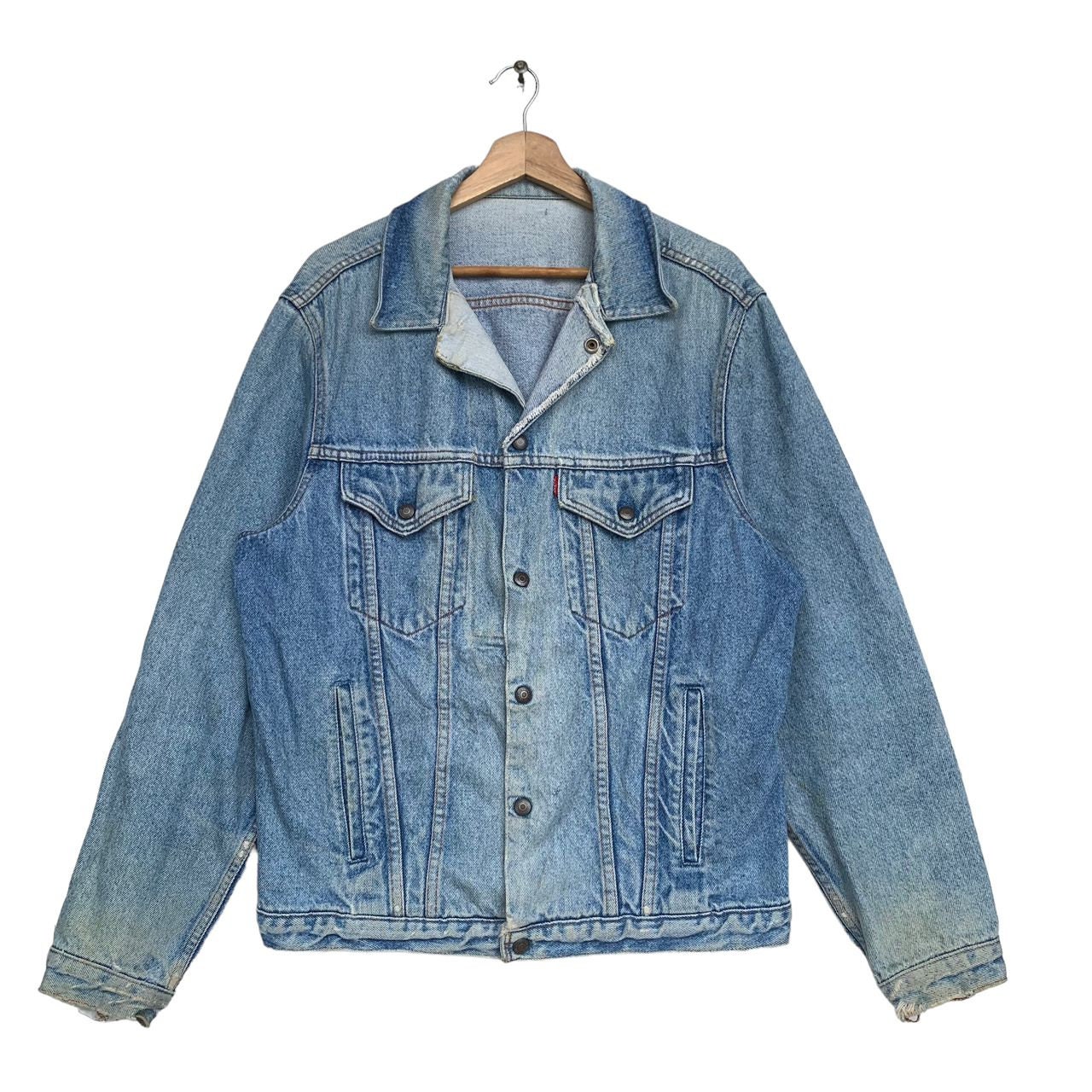 Vintage Levis Denim Jacket Snap Button,levis Trucker,denim Jacket
