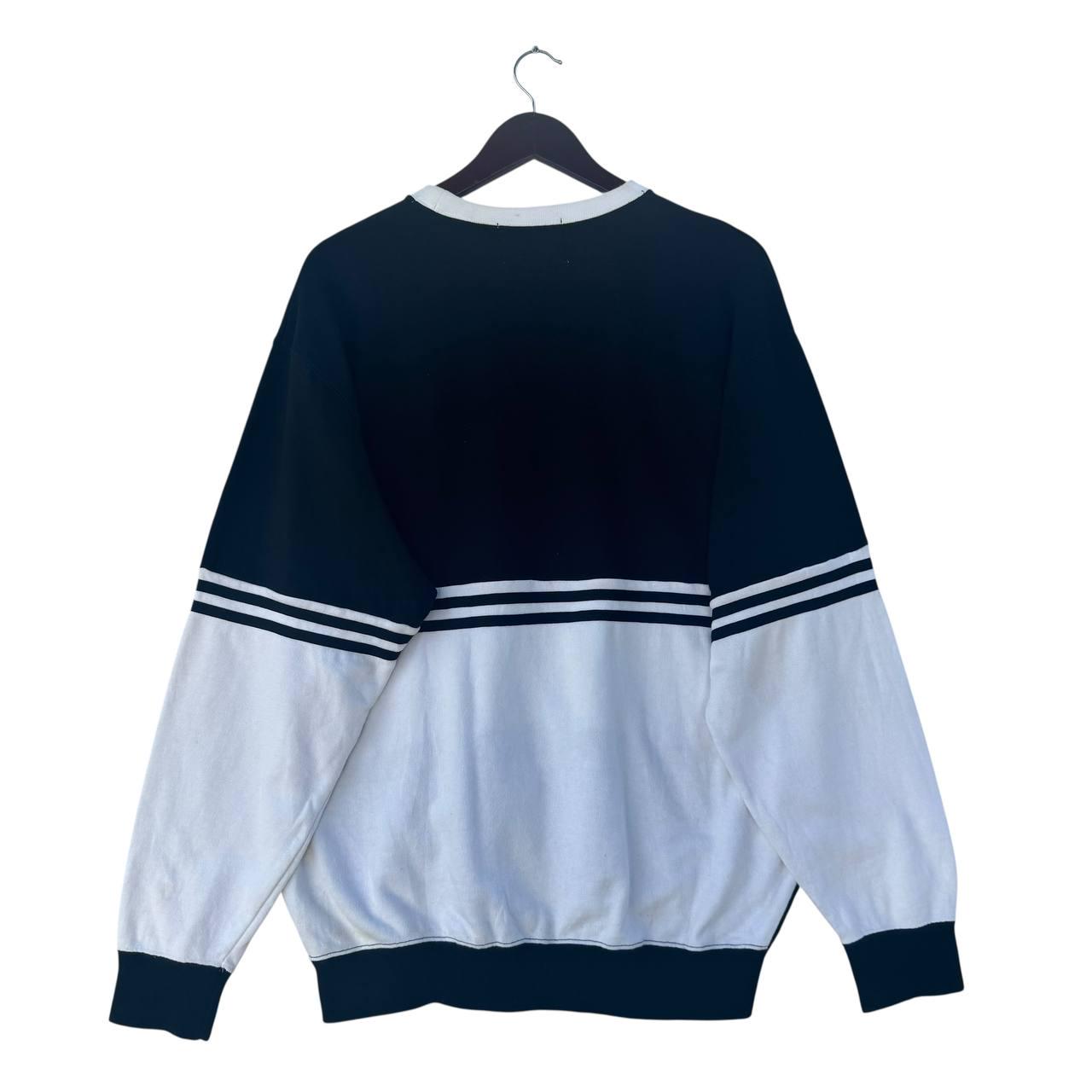 Vintage Ficce Jeans Uomo Sweatshirt: 90s Black & White Logo, Made 