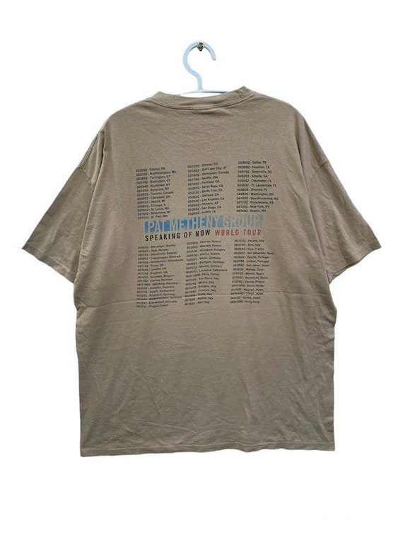 Vintage Pat Metheny Group Speaking of Now World Tour Tee Shirt Adult XL Size  Brown Colour - Etsy