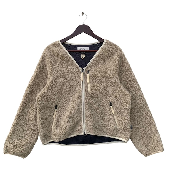 Vintage Japanese Brand Manastash X Jeanasis Deep Pile Fleece 