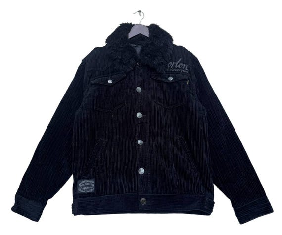 Vintage Norton Motorcycle Corduroy Jacket,biker Jacket Men