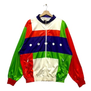 Veste coupe-vent Campagnolo vintage des années 90, vélo fabriqué en Italie