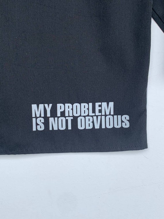 Vintage 80s My Problem Is Not Obvious Worker Shir… - image 4