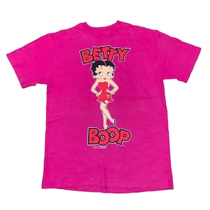 Vintage Betty Boop Classic Cartoon Character Graphic Tshirt 80s American Vintage Clothing Aesthetic Retro Style Trendy Tee Shirt Streetwear