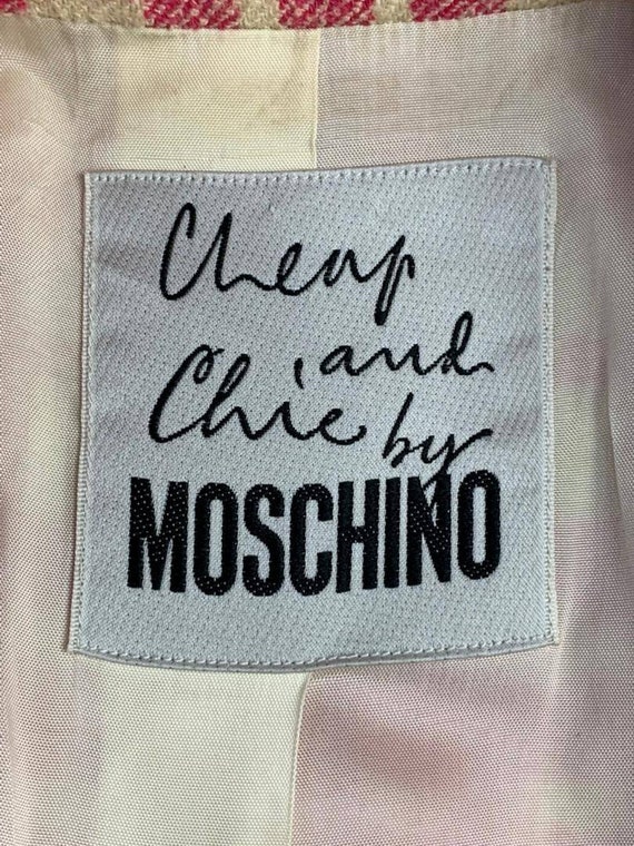 Vintage MOSCHINO CHEAP and CHIC Pink Blazer - image 7