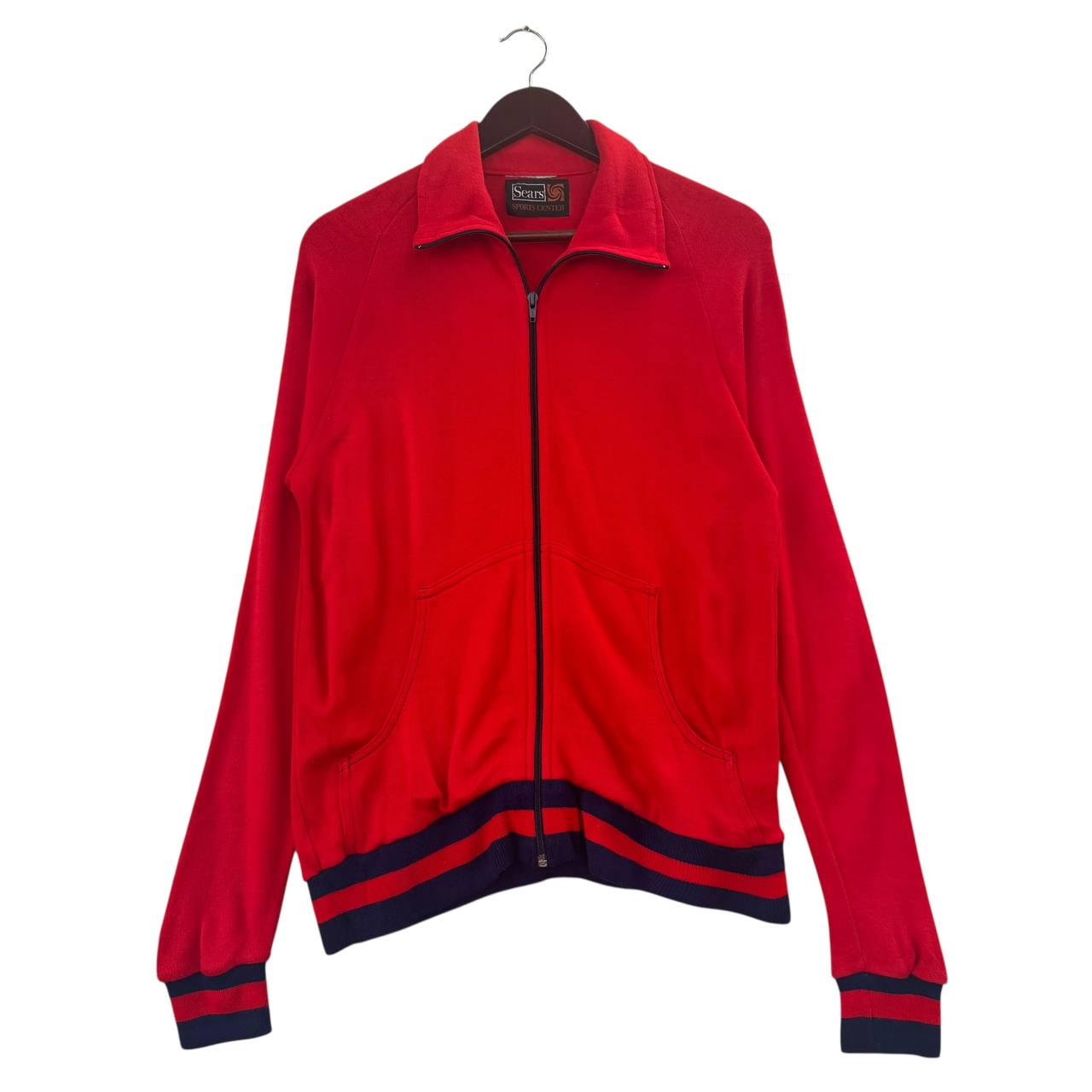 Vintage Sears Red Track Jacket: 70s 80s Retro Sportswear - Etsy