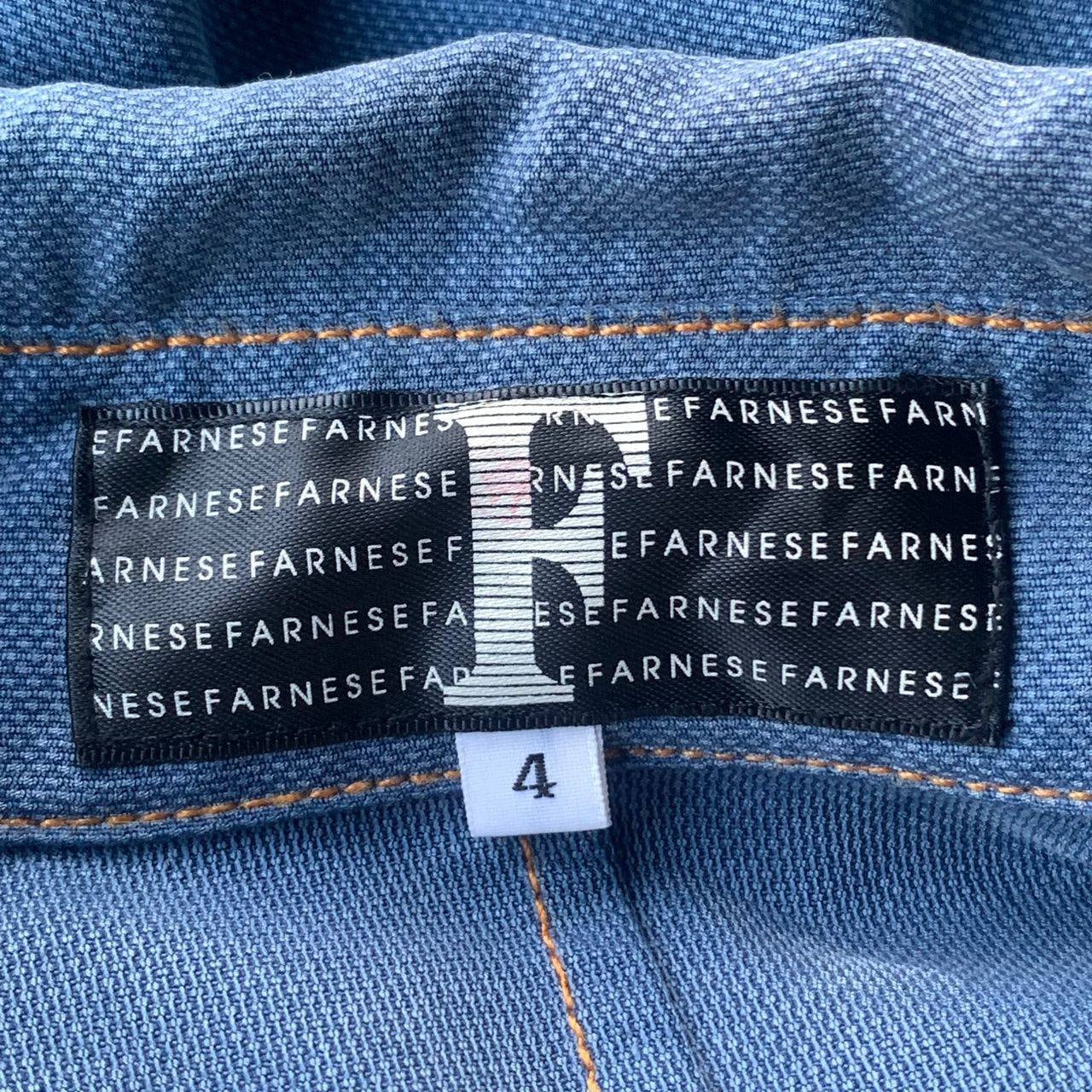 希少な日本ブランド FARNESE 宇宙刺繍 90年代グラフィック デニム 