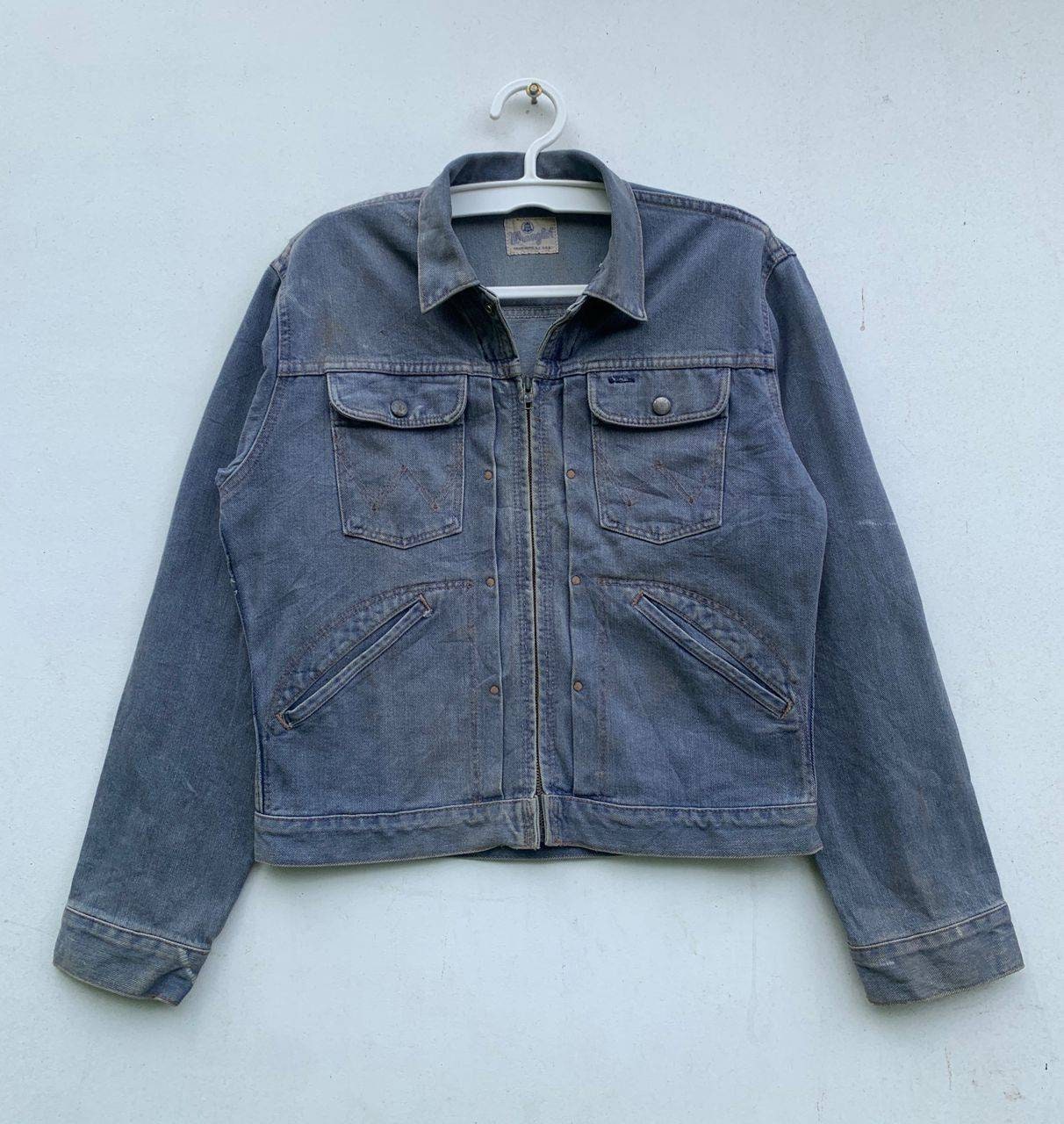 絶賛レビュー続出 80s Jacket DESIGN Wrangler Etsy Bell Denim ART