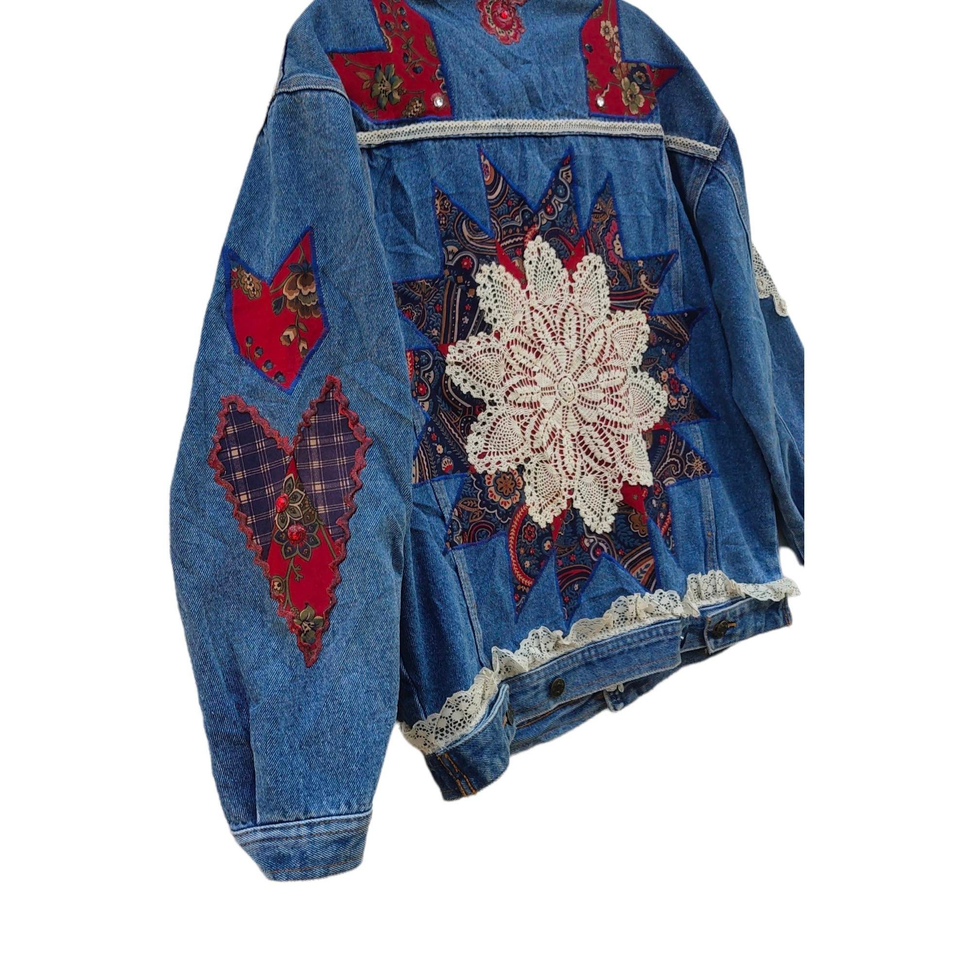 Vintage Embroidered Denim Jacket by SUNBELT Sportswear -  Canada