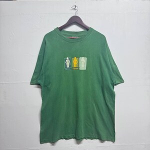 Vintage Girl Skateboards Green Graphic T-shirt, Skater Streetwear