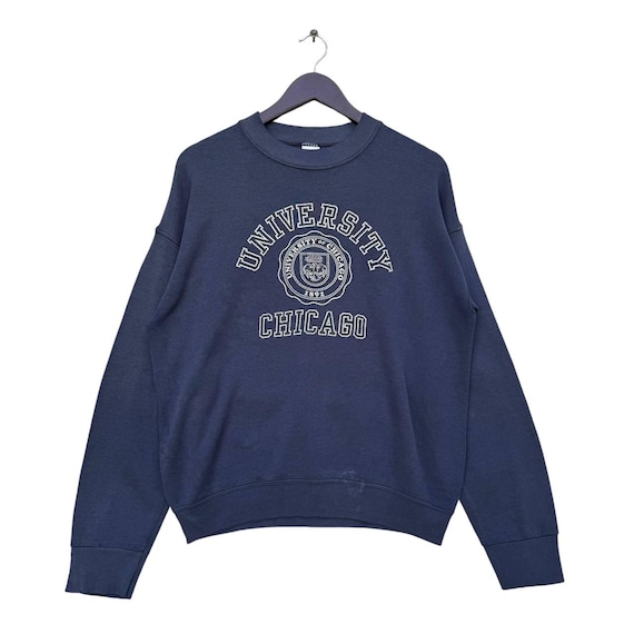 Vintage University of Chicago Navy Blue Crewneck Sweatshirt
