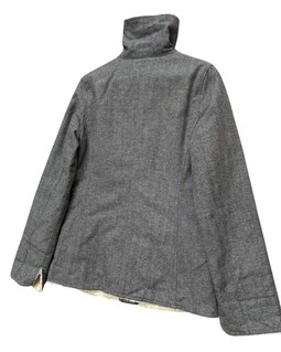 Vintage Japanese Brand Catherine Harnel Gray Faux Fur Lined Womens