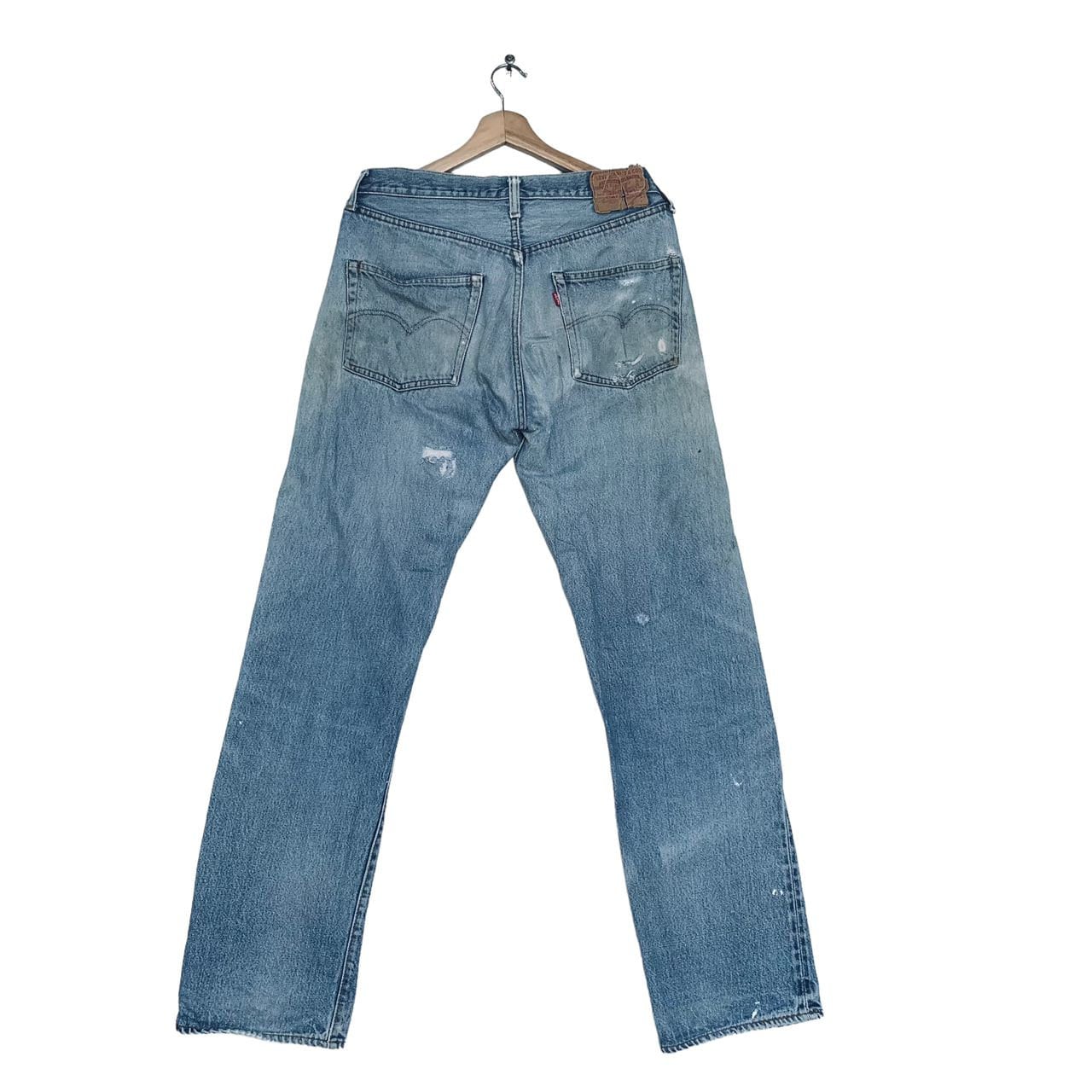 Vintage 70s Disstresed Levis Red Line Selvedge 501 Main Vintage 70s Disstresed Levis Red Line Selvedge 501 Main