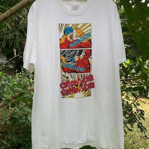 80s Vintage Japanese Anime Manga Cartoon Graphic Tee Shirt