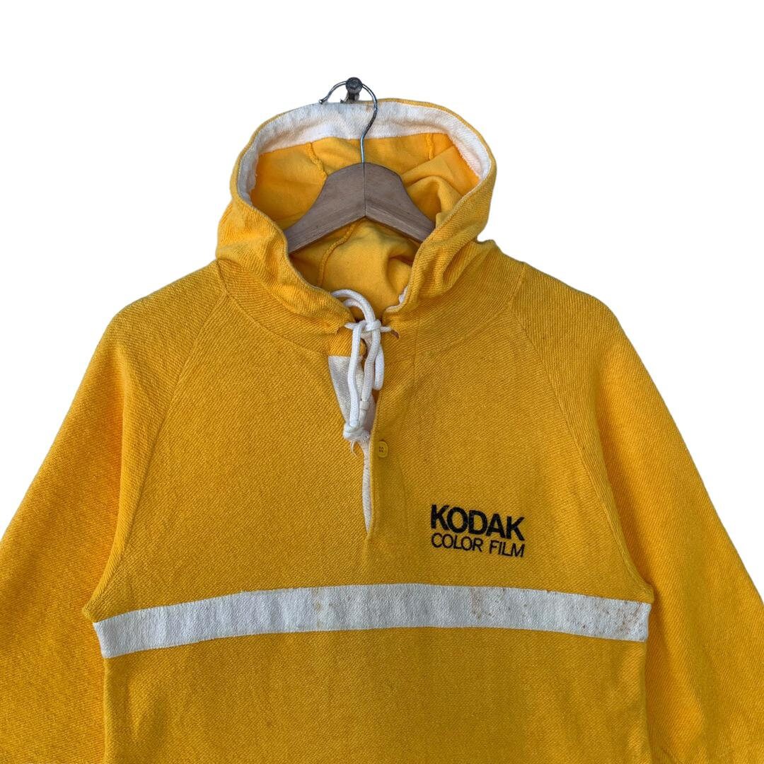 KodakのLettering Fleece Hoodie 全3色 Amazon.com: 80's Vintage Kodak Logo - White Zip Hoodie