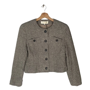 Vintage Nina Ricci Tweed Jacket Women,Tweed Blazer Women