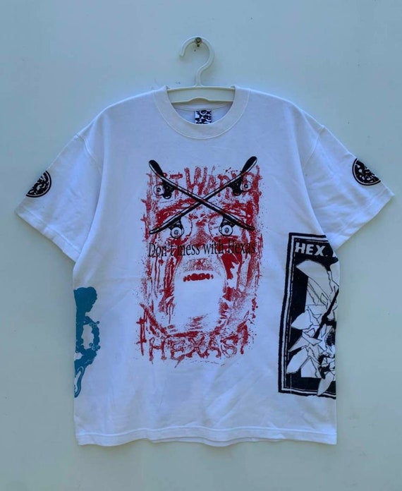 Japanese Brand Hex Anti Style Skate Punk Rock Skateboard Tee Japanese Brand Hex Anti Style Skate Punk Rock Skateboard Tee