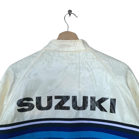 Vintage Team Suzuki Motorcycle Jacket,Large Size - image 6