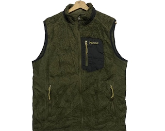 Vintage Marmot Mountain Limited Fleece Vest Jacket,XL Size,Descente