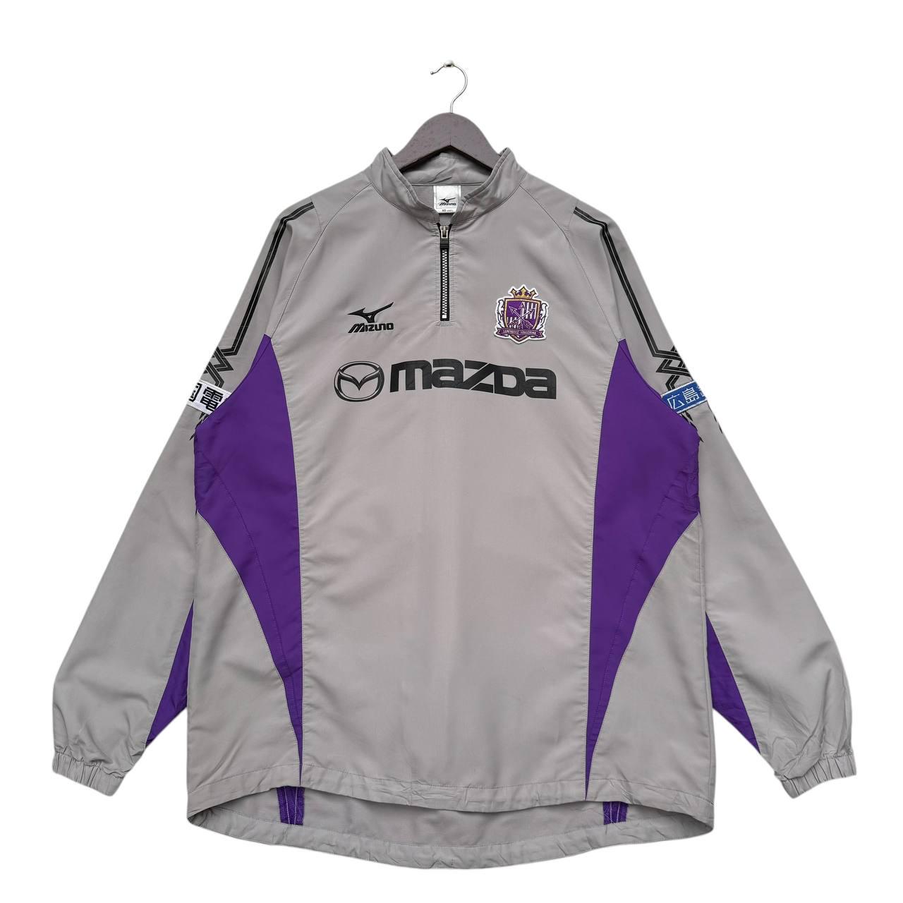 Vintage Mizuno Hiroshima Sanfrecce Mazada Soccer Windbreaker
