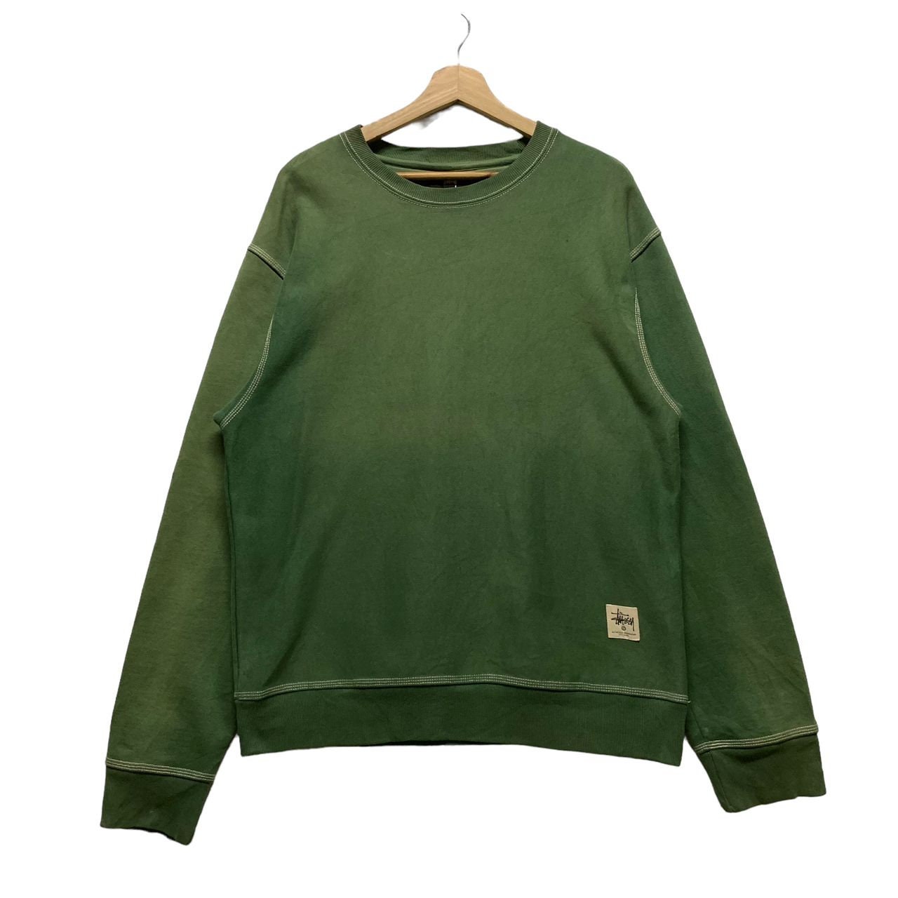 OLD STUSSY スウェット 80'S OLD STUSSY REPEATING PATTERN CREW-NECKSWEAT（オールド