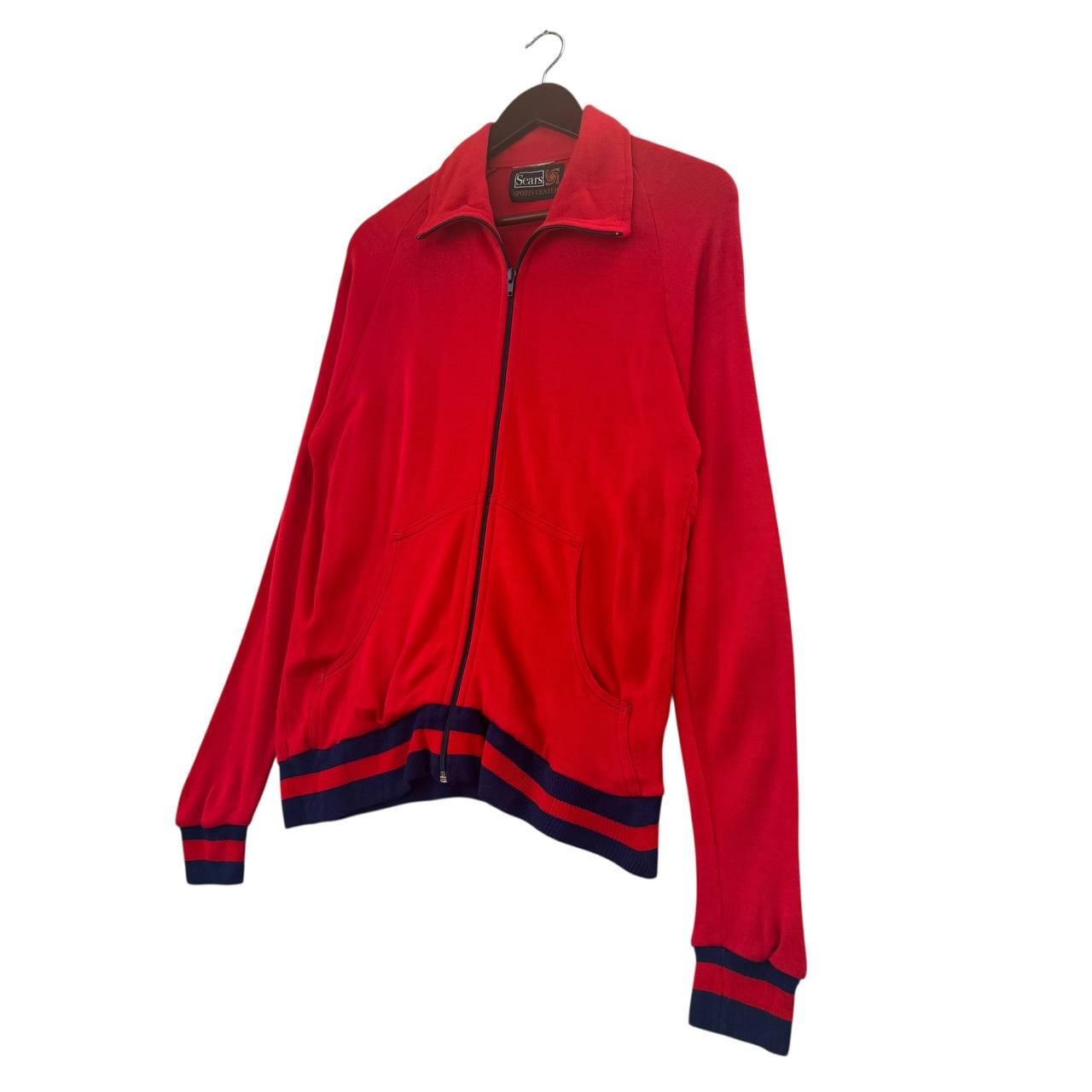 Vintage Sears Red Track Jacket: 70s 80s Retro Sportswear - Etsy Israel
