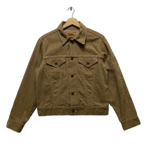 Vintage Levi Corduroy Jacket,medium Size,brown Color,denim Jacket  