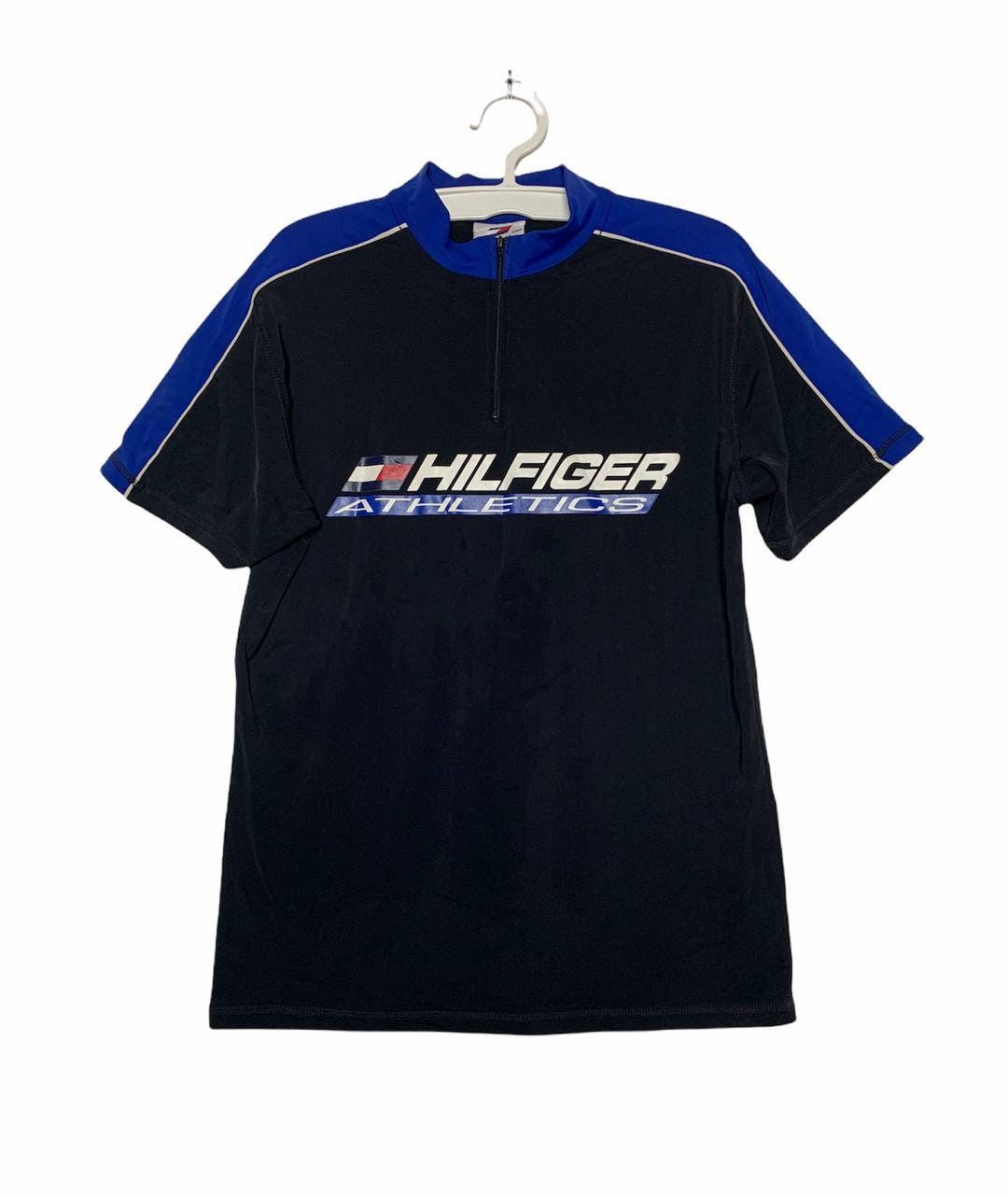Vintage Tommy Hilfiger Athletics Tshirt Medium Size Stretchable Tee Shirt Vintage Clothing Sportwear 90s Retro Style Tee Shirt
