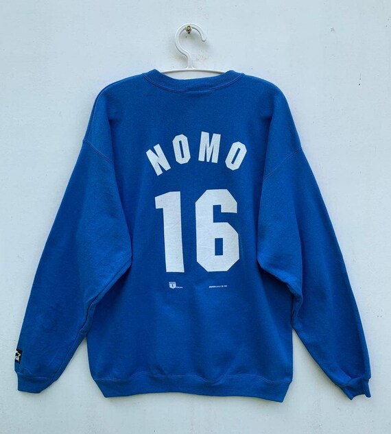 Vintage 90s 1995 La MLB Team La Dodgers nomo Player Sweatshirt 