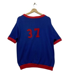 Vintage JC Penny Sleeveless Sweatshirt Large Size Blue Color Pullover Crewneck Vintage Clothing Retro Style Streetwear