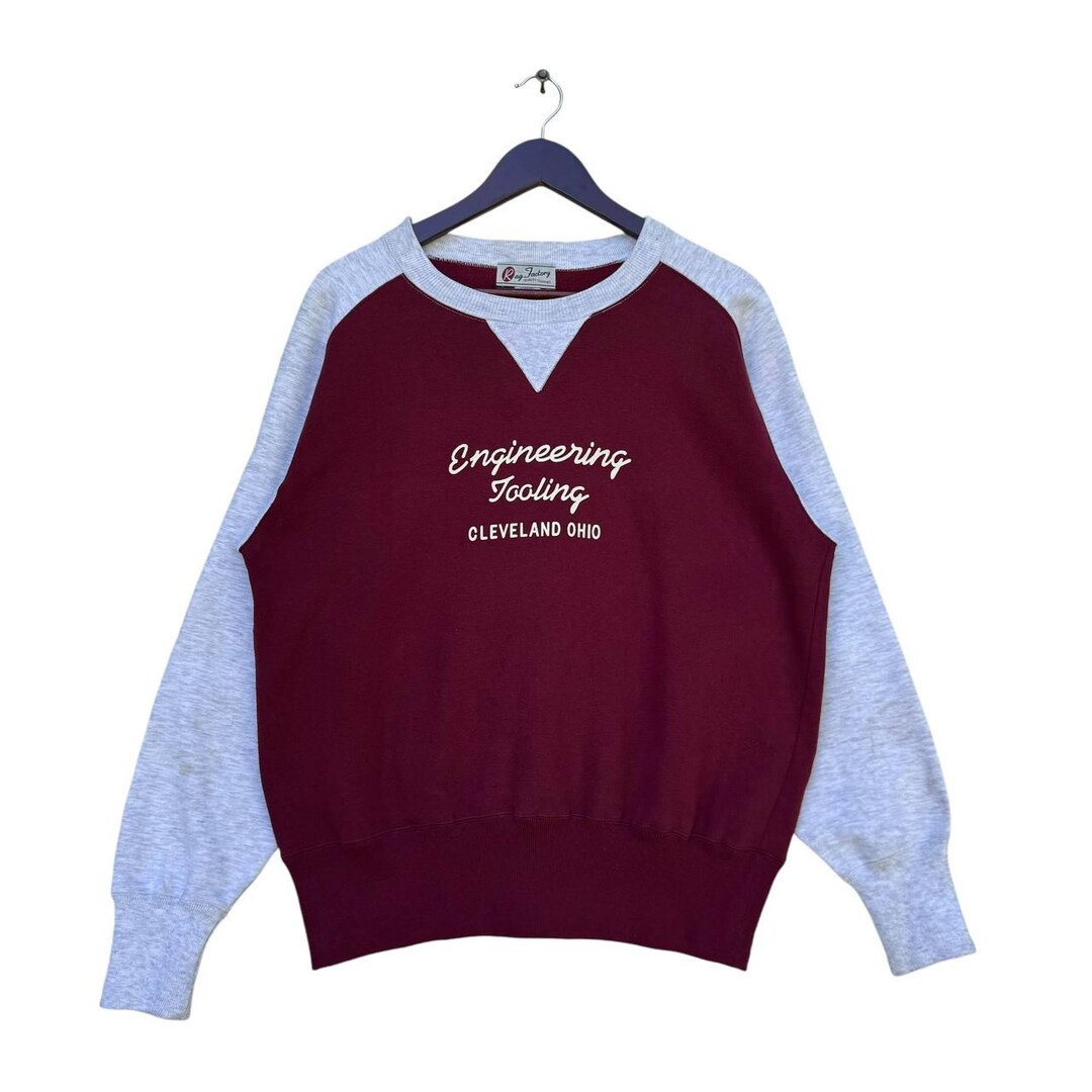 Vintage Engineering Tooling Cleveland Ohio Rag Factory Sweatshirt,large ...