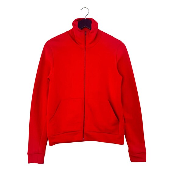 ヴィンテージ A.P.C. レッドウール ジップアップ トラックジャケット 